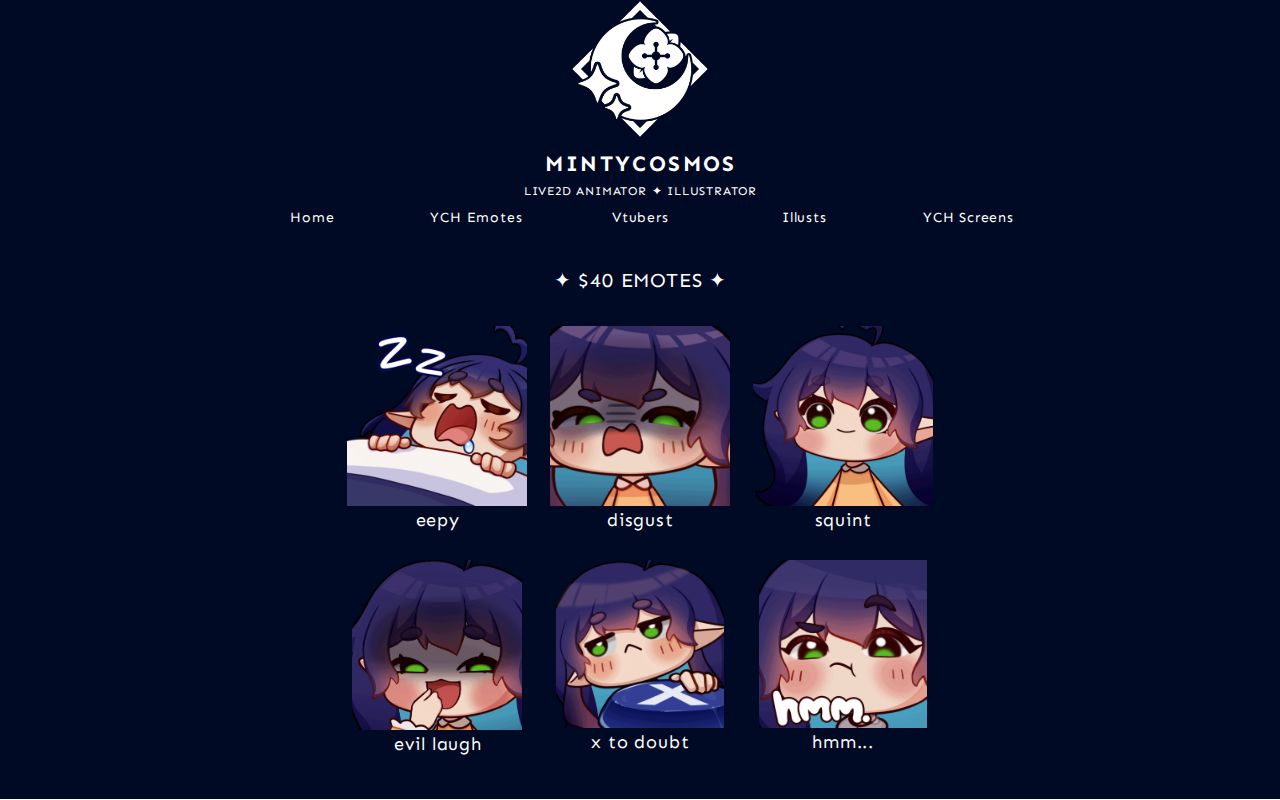 minty's comms dark mode